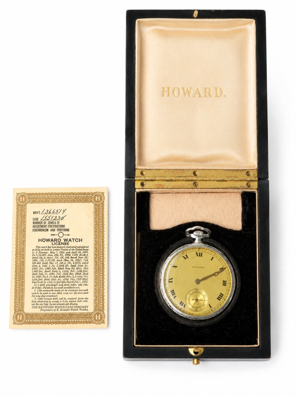 Gold Pocket Watch in Gold Tone - Men